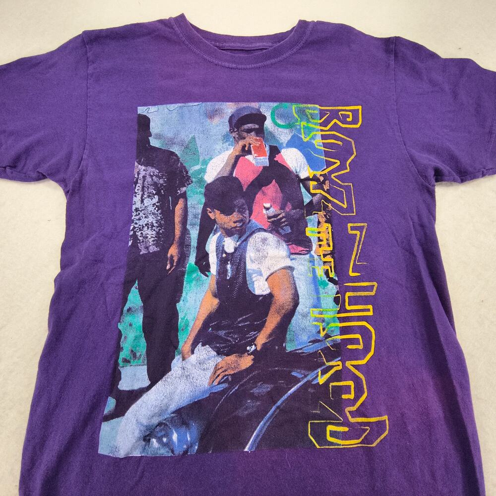 Boyz N The Hood Rap Graphic Short Sleeve T Shirt Womens Size Small S Purple